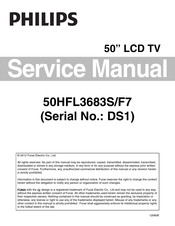 Philips 50HFL3683S/F7 Service Manual