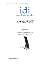 idi Aspect100HT Operator's Manual