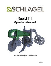 Schlagel Rapid Till RT-1000 Operator's Manual
