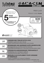 Purple Line FullStop Saracen Gullwing MP-031202 Installation Manual And User's Manual