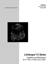 Limitorque LY 2001 Series Installation And Maintenance Manual