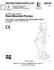 Graco 231169 Instructions-Parts List Manual