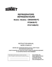 Summit FF29KBI/FC Instruction Manual