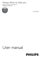 Philips HTL2160/F7 User Manual