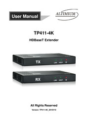 Altimium TP411-4K User Manual