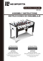MD SPORTS SOC054 098E Assembly Instructions Manual