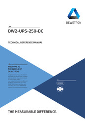 Dewetron DW2-UPS-250-DC Technical Reference Manual