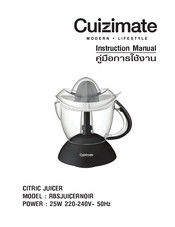 Cuizimate RBSJUICERNOIR Instruction Manual