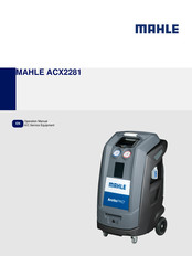 MAHLE ACX2281 Operation Manual