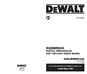 DeWalt DXDMR500 User Manual
