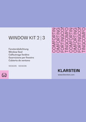 Klarstein WINDOW KIT 3 Manual