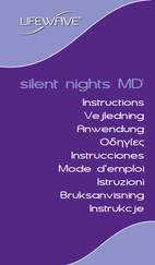 LifeWave silent nights MD Instructions Manual