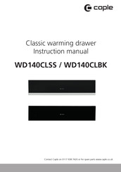 Caple WD140CLBK Instruction Manual