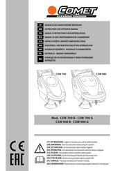 Comet CSW 900 B Instructions And Operating Manual