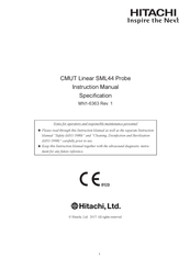Hitachi SML44 Instruction Manual