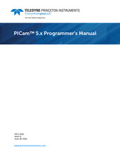 Teledyne Princeton Instruments PICam 5.x Programmer's Manual