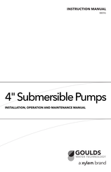 Xylem GOULDS IM096 Instruction Manual