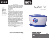 HoMedics ParaSpa Pro Instruction Manual And  Warranty Information