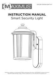 Maximus SPL08-07A1N4-BKT-K1 Instruction Manual