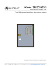 Carmanah SPEEDCHECK Series Cabinet Door Replacement Manual