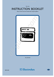 Electrolux EOG 601 Instruction Booklet