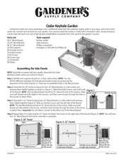 Gardener's Cedar Keyhole Garden Manual
