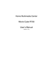 Home Multimedia Center Movie Cube-R700 User Manual