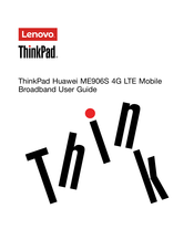 Lenovo ThinkPad Huawei ME906S User Manual