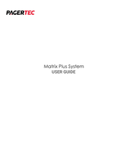 pagertec Matrix Plus User Manual