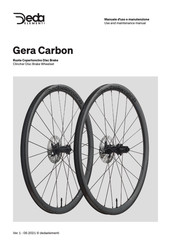 Deda Elementi Gera Carbon Use And Maintenance Manual