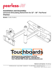 peerless-AV PLA50 Installation And Assembly Manual