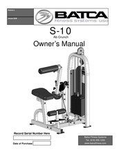 Batca S-10 Owner's Manual