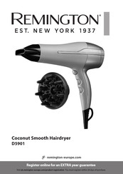 Remington Coconut Smooth D5901 Quick Start Manual