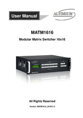 Altimium MATM1616 User Manual