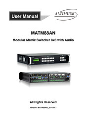 Altimium MATM88AN User Manual