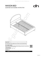 Dh MAISON BED Assembly Instructions