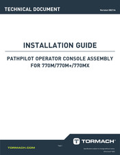 Tormach 770M+ Installation Manual