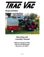 Trac Vac 856 Operating And Assembly Manual
