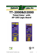 Deltronic Labs Ticket Eater TT-2000 Manual