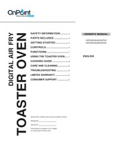 OnPoint OPG9OAABSSPSS Owner's Manual