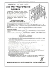 Donco 2009 TWIN Assembly Instructions Manual