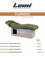 LEMI FLORENCE Original Instructions Manual