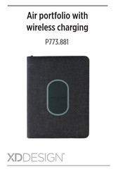 XINDAO XD DESIGN P773.881 Manual