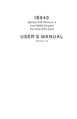 Intel IB840 User Manual