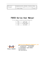 Four-Faith F653 Series User Manual