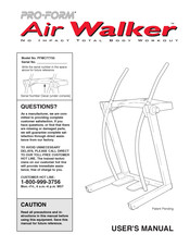 ProForm Air Walker PFMC77755 User Manual