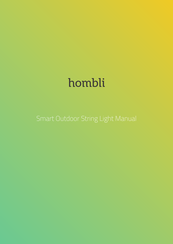 HOMBLI Smart Outdoor String Light Manual