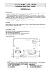 Manson Engineering Industrial ZVS-8350 User Manual