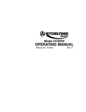 Stoelting Ross CC303-209A00SIR Operating Manual