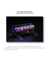 Nixie Clock IN-17 Assembly Instructions And User's Manual